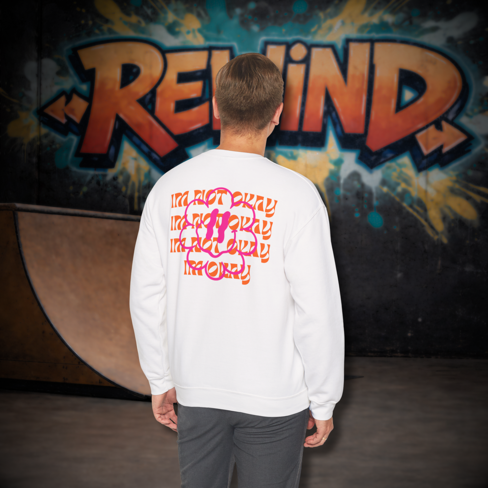 CREW NECK - IM NOT OKAY